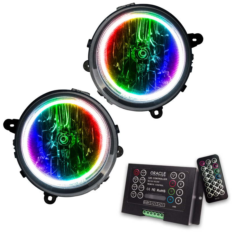 Jeep Compass Headlight Assemblies - ORACLE Lighting - ColorSHIFT w/ 2.0 Controller - `07-`16